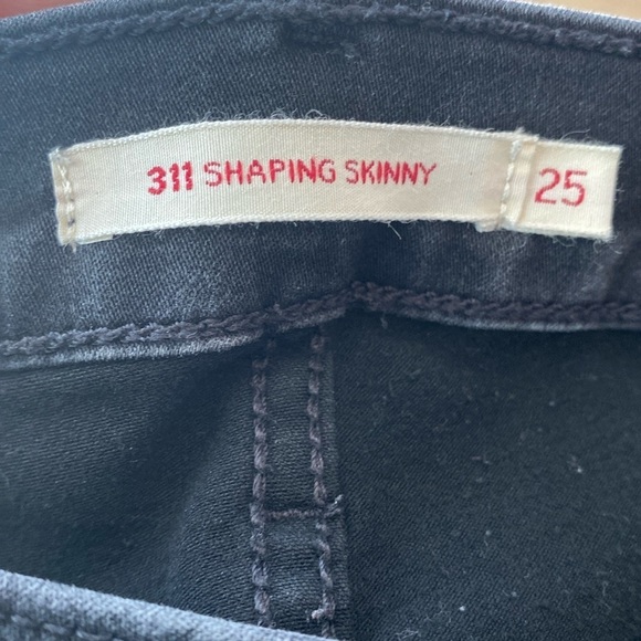 🌸Levi’s Premium 311 SHAPING SKINNY JEANS  size 25 Big E - Picture 10 of 16